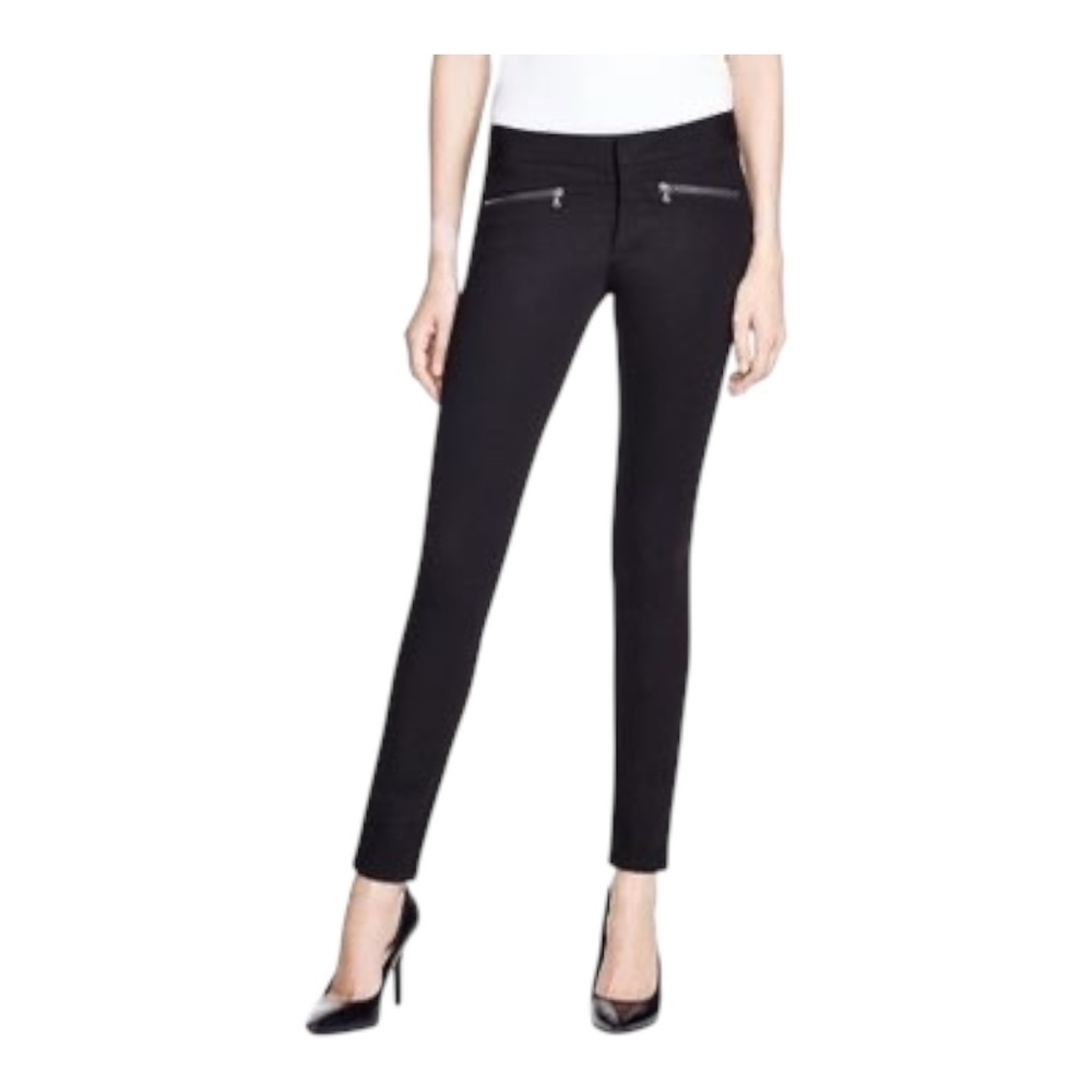 Paige Knit Black Dressy Pants Leggings Women's Size 26 NEW without tags - Picture 2 of 12